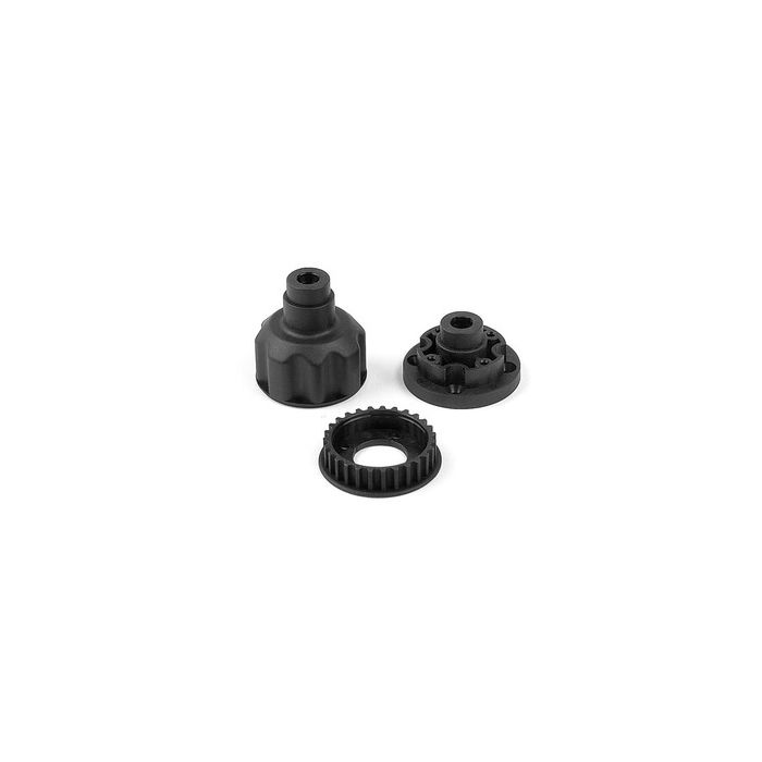 Xray Composite Front Diff. Case, Cover & 27T Belt Pulley (XR335010) Xray Composite Front Diff. Case, Cover & 27T Belt Pulley (XR335010)