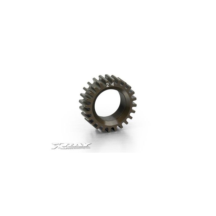 Xray XCA Alu 7075 T6 Hard Coated Pinion Gear - 24T (2Nd) (XR338524) Xray XCA Alu 7075 T6 Hard Coated Pinion Gear - 24T (2Nd) (XR338524)