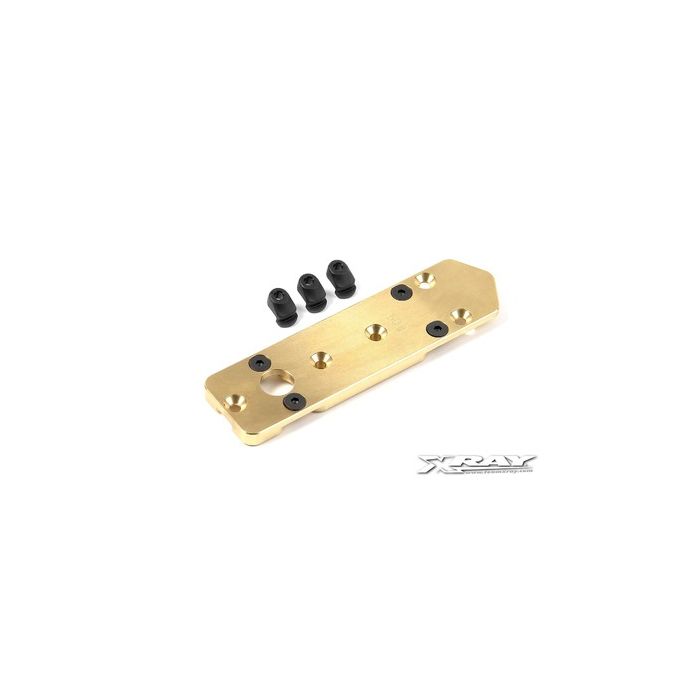 Xray Brass Chassis Weight Front 60G - V2 (XR341182)