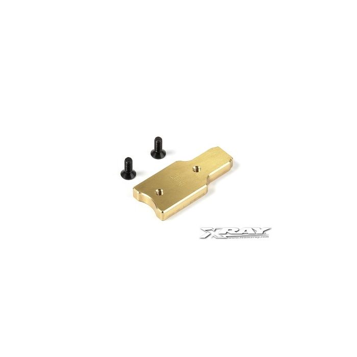 Xray Brass Chassis Weight Front 20G (XR341184) Xray Brass Chassis Weight Front 20G (XR341184)
