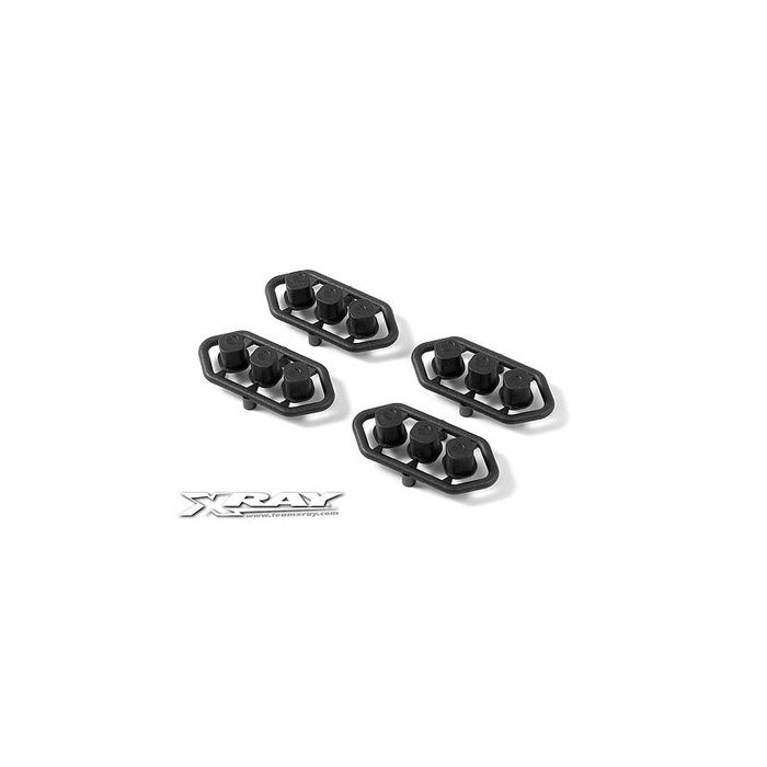 Xray Composite Rear Lower Susp. Eccentric Bushing (4) (XR342317) Xray Composite Rear Lower Susp. Eccentric Bushing (4) (XR342317)