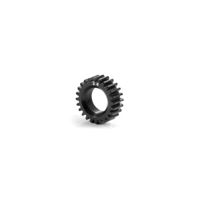 Xray XCA Alu Pinion Gear 24T (2Nd) - 7075 T6 - Hard Coated - Large (XR348424) Xray XCA Alu Pinion Gear 24T (2Nd) - 7075 T6 - Hard Coated - Large (XR348424)