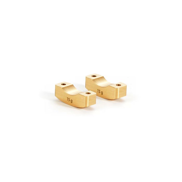 Xray Brass Steering Block Weight 15G (2) (XR351181)