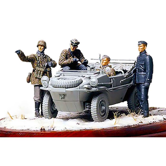 1/35 Tamiya 4 Recon figures for Schwimwagon (THC35253) 1/35 Tamiya 4 Recon figures for Schwimwagon (THC35253)