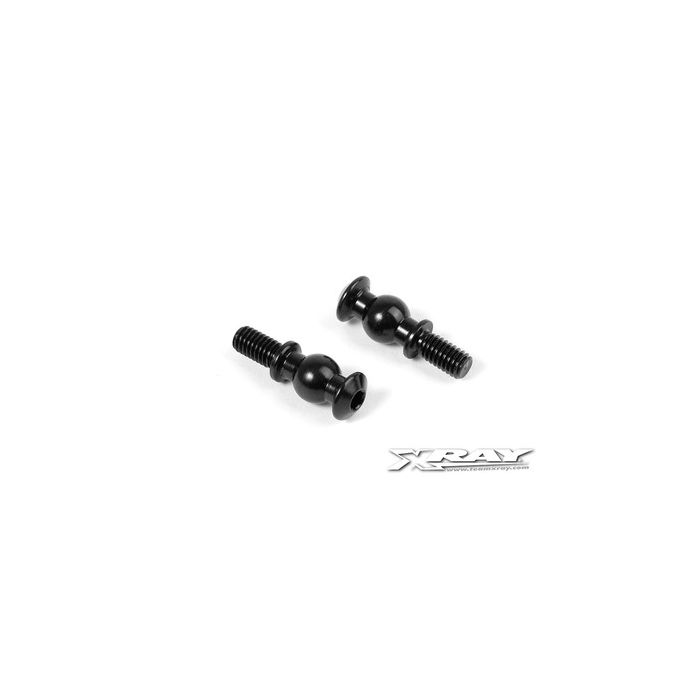 Xray Ball Stud 6.8mm With Backstop L=6mm - M4 (2) (XR352655) Xray Ball Stud 6.8mm With Backstop L=6mm - M4 (2) (XR352655)