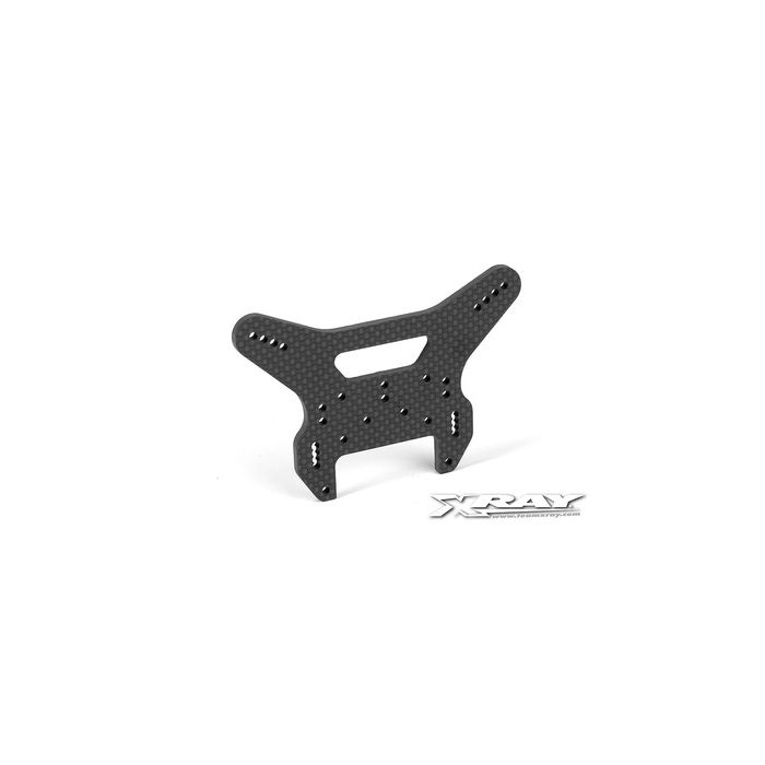 Xray XB9 Graphite Rear Shock Tower - CNC Machined 3.5 mm (XR353094) Xray XB9 Graphite Rear Shock Tower - CNC Machined 3.5 mm (XR353094)