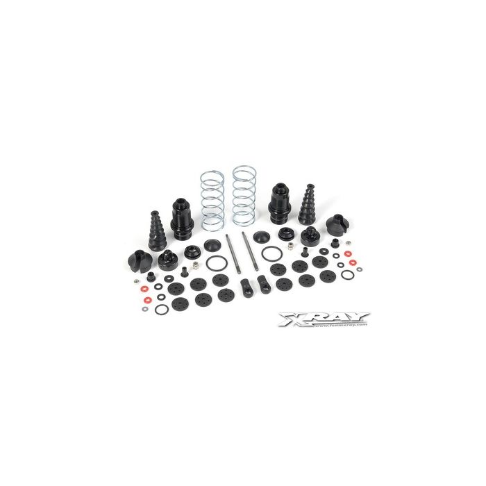 Xray XB9 Front Shock Absorbers + Boots Complete Set (2) (XR358104) Xray XB9 Front Shock Absorbers + Boots Complete Set (2) (XR358104)