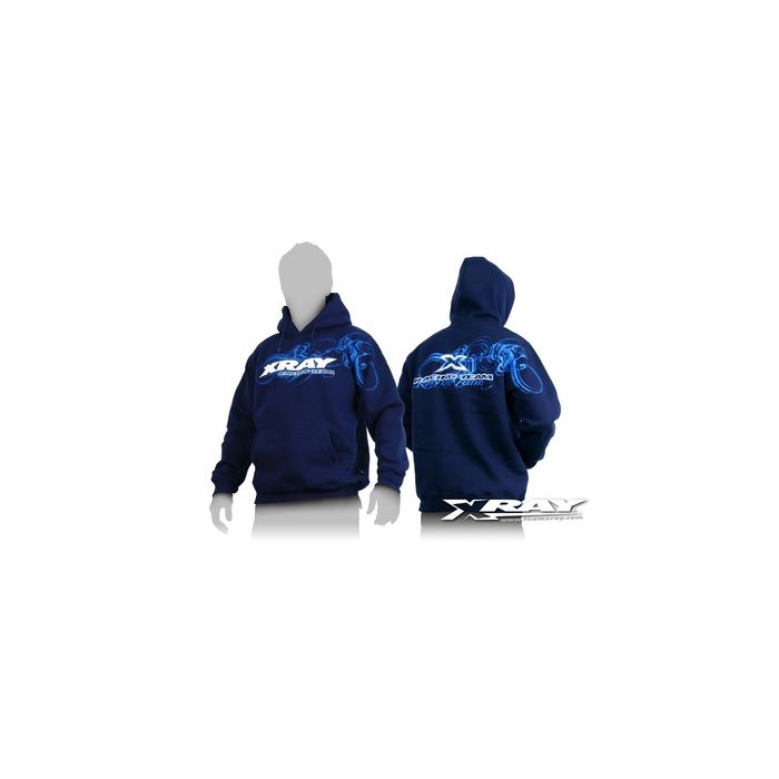Xray Xray Sweater Hooded - Blue (Xl) (XR395500XL)