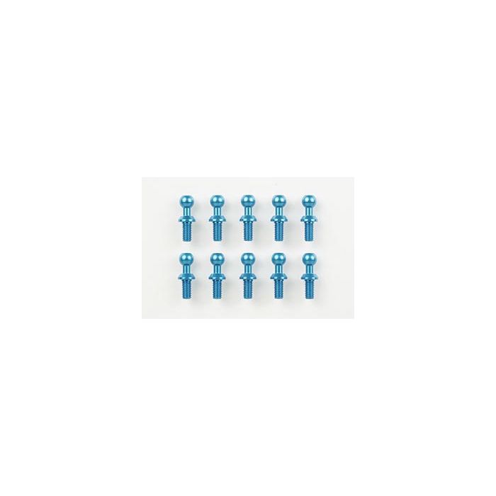 Tamiya 4mm Alu Ball Connector Blue X 10 Tamiya 4mm Alu Ball Connector Blue X 10