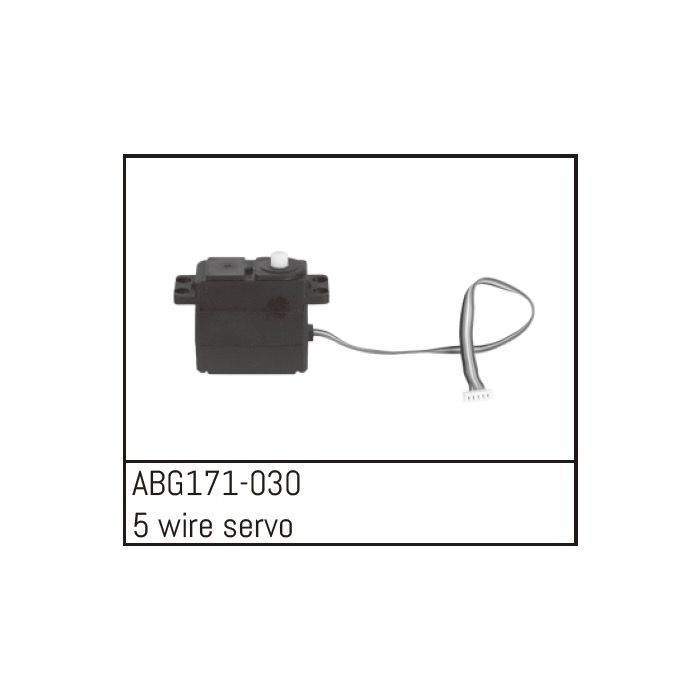 Absima 5-Wire Steering Servo (2.2Kgs) (ABG171-030) Absima 5-Wire Steering Servo (2.2Kgs) (ABG171-030)
