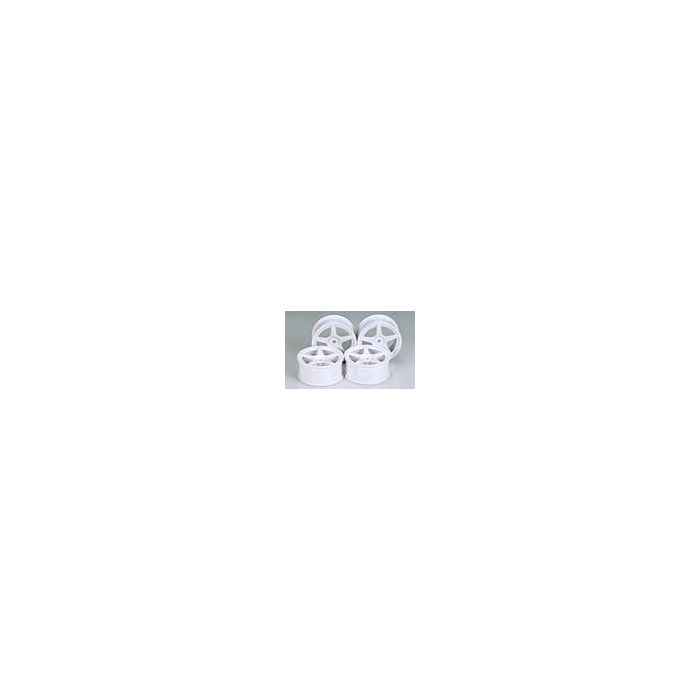 Tamiya M Narrow White 5 Spoke Wheels Tamiya M Narrow White 5 Spoke Wheels