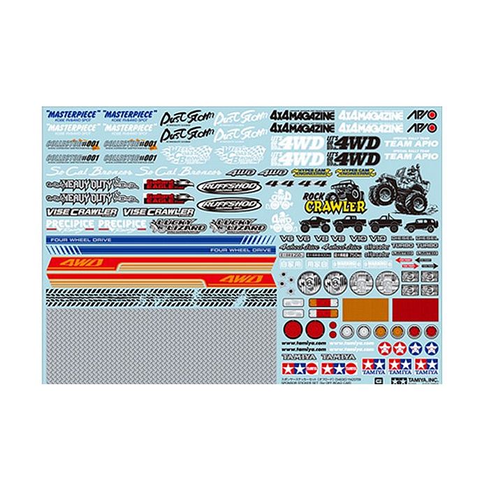Tamiya Off Road Car Sponsor Stickers Tamiya Off Road Car Sponsor Stickers