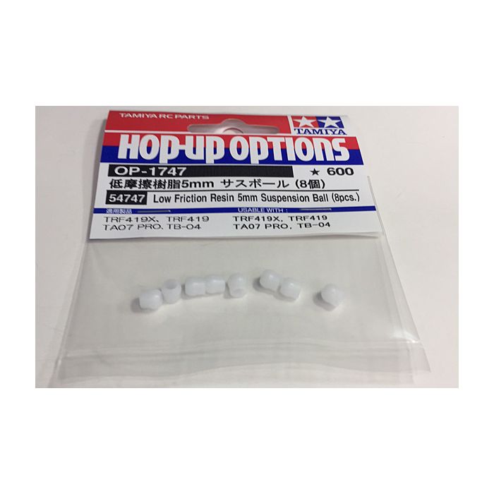 Tamiya Low-Fric Resin Sus Ball X 8