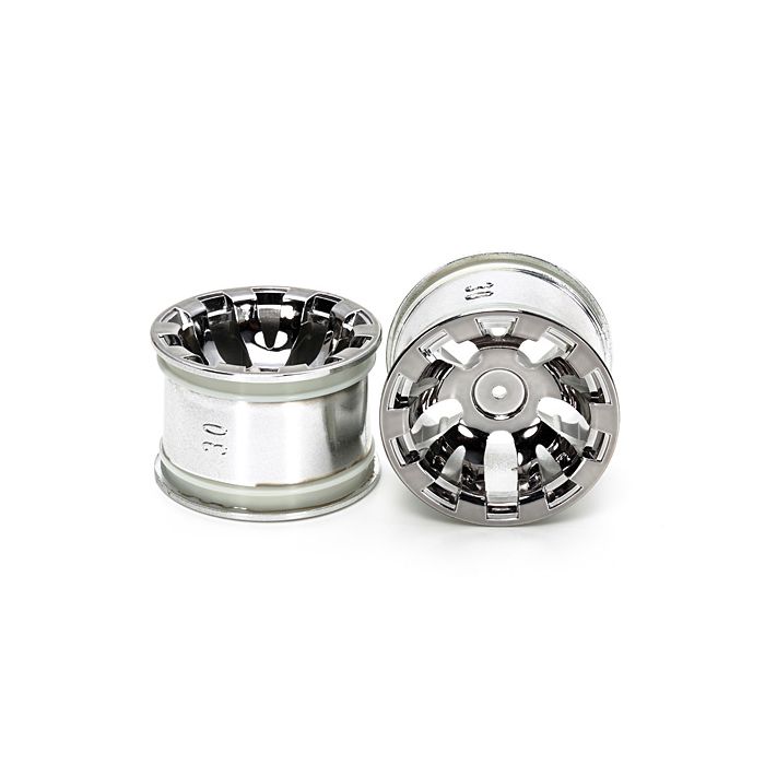 Tamiya T3-01 Chrome Whl 4 Wss Tire R Tamiya T3-01 Chrome Whl 4 Wss Tire R