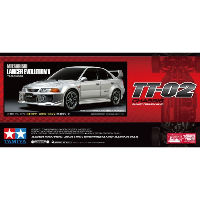 Tamiya Lancer Evo V TT-02 (THC58713)