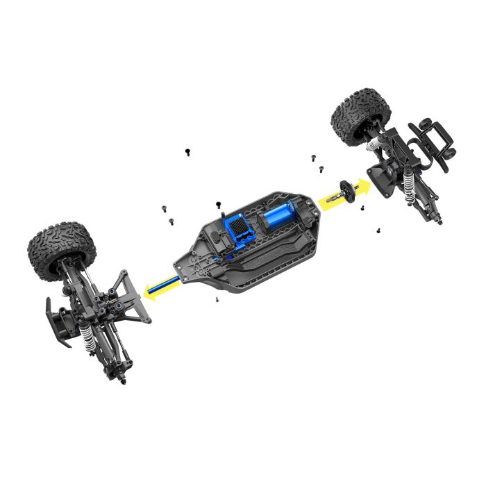 Traxxas Rustler 4X4 VXL - Orange (TRX67076-4-ORNG)