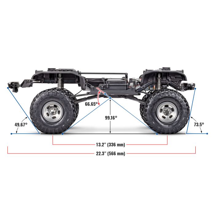 Traxxas TRX-4 1979 Chevrolet K10 High Trail Edition - Red (TRX92056-4-RED)