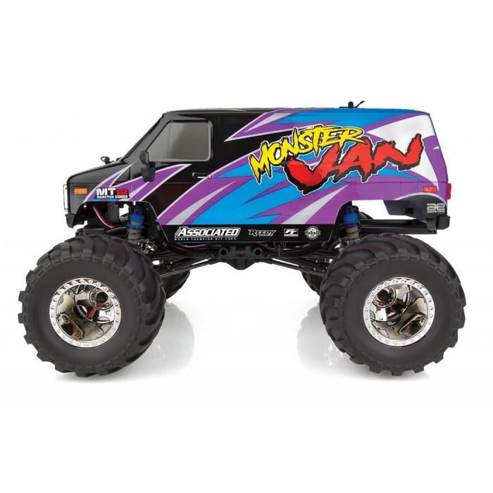 Associated MT12 Monster Van RTR - Combo (AS40008C)