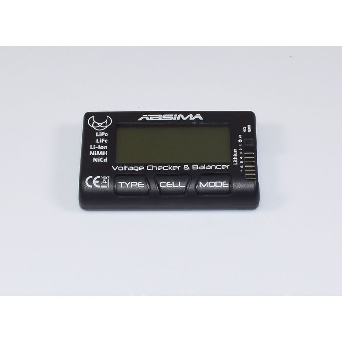 Absima Battery Voltage Checker And Balancer (AB4160001) Absima Battery Voltage Checker And Balancer (AB4160001)