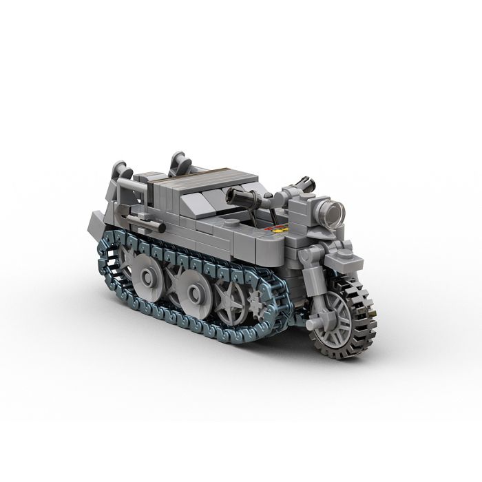 Build Army Kettenkrad Tracked Motorcycle (B0002) Build Army Kettenkrad Tracked Motorcycle (B0002)