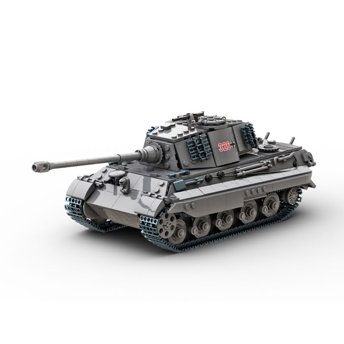 Build Army King Tiger (Tiger ll) Grey (B0182)