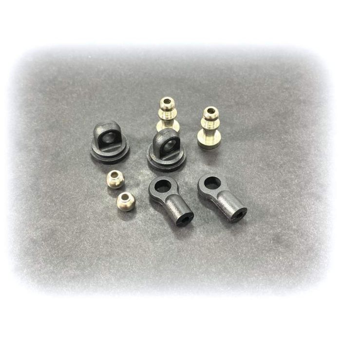 Absima Ball Head Set For 1:8 Dampers (2) (AB2330070) Absima Ball Head Set For 1:8 Dampers (2) (AB2330070)