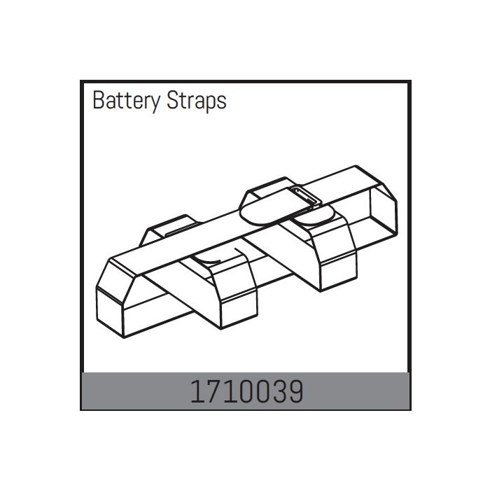 Absima Battery Straps (AB1710039) Absima Battery Straps (AB1710039)