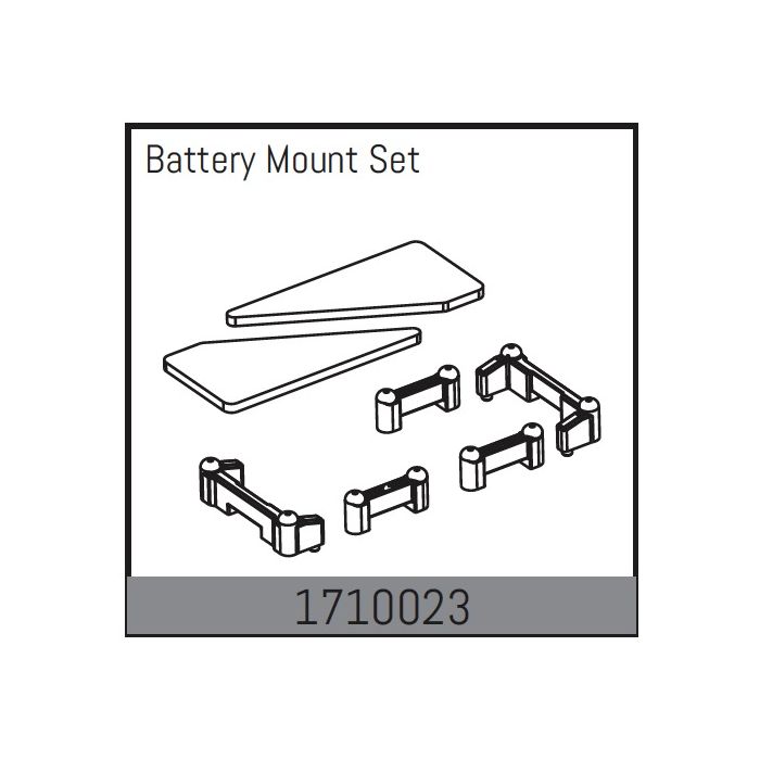 Absima Battery Mount Set (AB1710023) Absima Battery Mount Set (AB1710023)