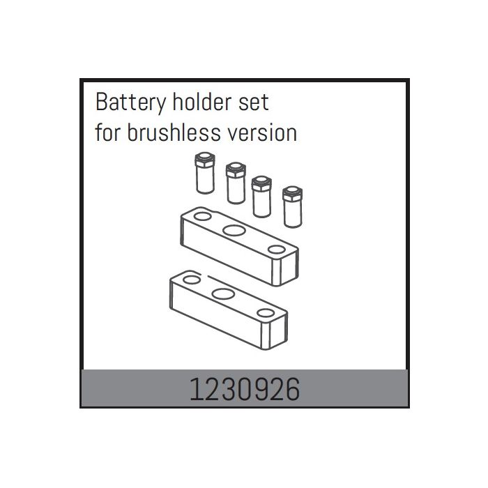 Absima Battery Holder Set (AB1230926) Absima Battery Holder Set (AB1230926)