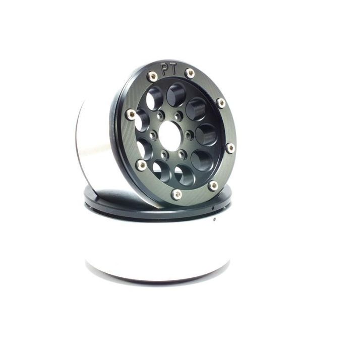 Metsafil Beadlock Wheels GUN Black/Black 1.9 (2) w/o Hub (MT5020BB) Metsafil Beadlock Wheels GUN Black/Black 1.9 (2) w/o Hub (MT5020BB)