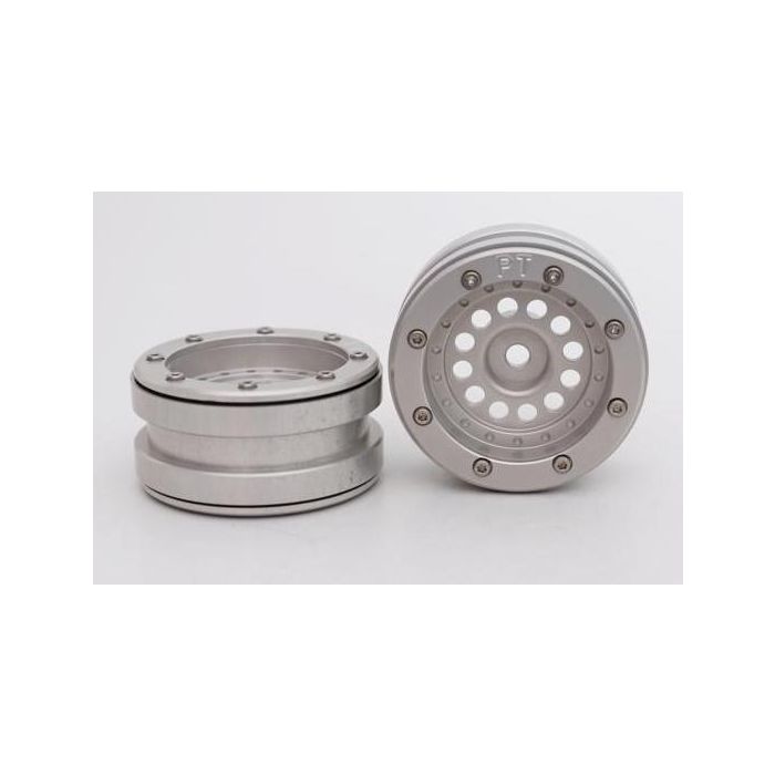 Metsafil Beadlock Wheels PT-Bullet Silver/Silver 1.9 (2 pcs)Â (MT0020SSÂ ) Metsafil Beadlock Wheels PT-Bullet Silver/Silver 1.9 (2 pcs)Â (MT0020SSÂ )