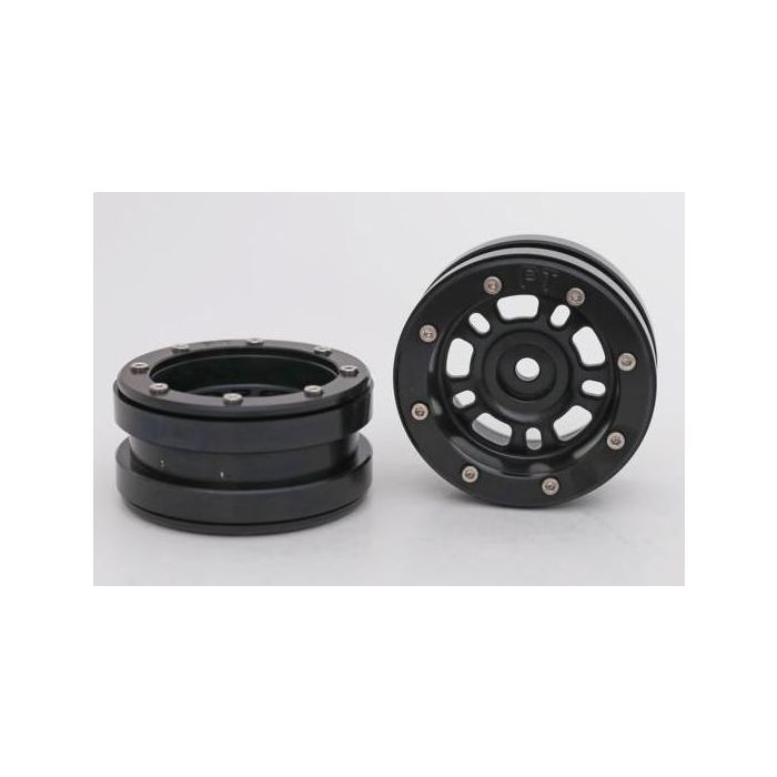 Metsafil Beadlock Wheels PT-Distractor Black/Black 1.9 (2 pcs)Â (MT0040BBÂ ) Metsafil Beadlock Wheels PT-Distractor Black/Black 1.9 (2 pcs)Â (MT0040BBÂ )