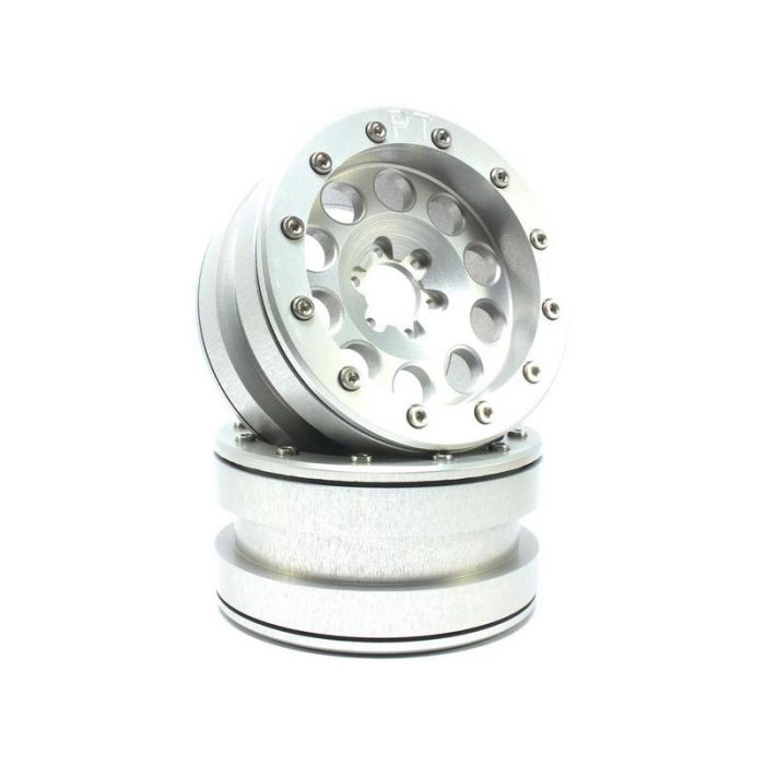 Metsafil Beadlock Wheels PT-REVOLVER silver/silver 2.2 (2) w/o Hub (MT2220SS) Metsafil Beadlock Wheels PT-REVOLVER silver/silver 2.2 (2) w/o Hub (MT2220SS)