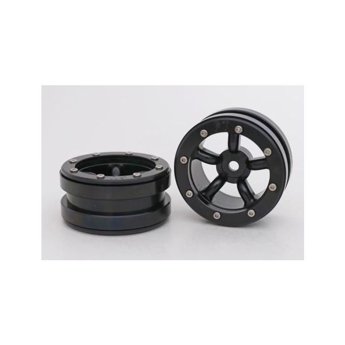 Metsafil Beadlock Wheels PT-Safari Black/Black 1.9 (2 pcs)Â (MT0010BBÂ ) Metsafil Beadlock Wheels PT-Safari Black/Black 1.9 (2 pcs)Â (MT0010BBÂ )