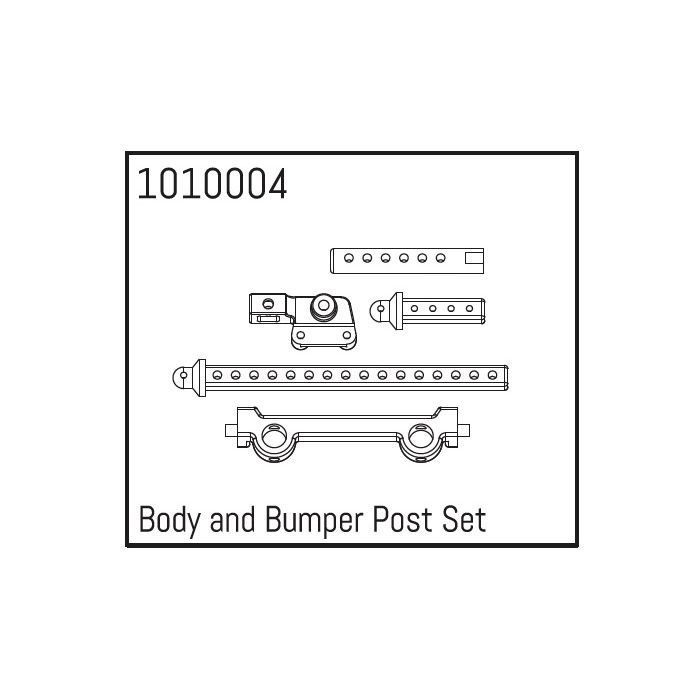 Absima Body and Bumper Post Set Absima Body and Bumper Post Set