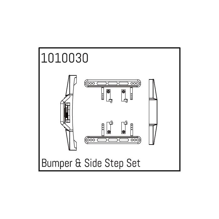 Absima Bumper & Side Step Set Absima Bumper & Side Step Set