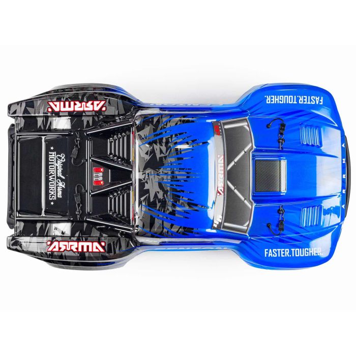 Arrma 1:10 Senton Boost Mega 550 4X4 SC (No Battery/Charger) Blue (C-ARA4103V4T2)