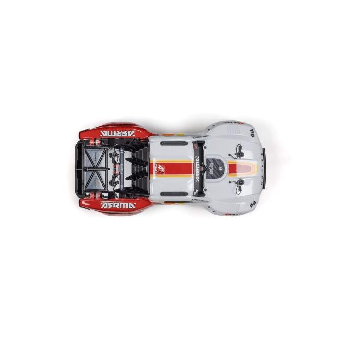 Arrma 1/8 MOJAVE 4S 4X4 BLX DT (with Centre Diff) RTR White (C-ARA4404T1)