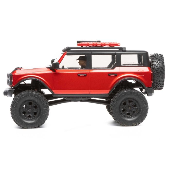 Axial SCX24 2021 Ford Bronco 4WD Truck Brushed RTR Red (C-AXI00006T1)