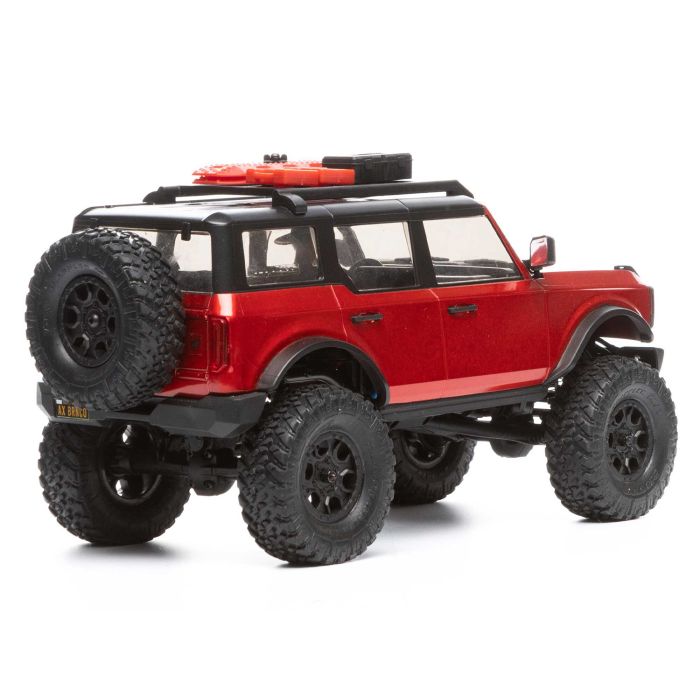 Axial SCX24 2021 Ford Bronco 4WD Truck Brushed RTR Red (C-AXI00006T1)