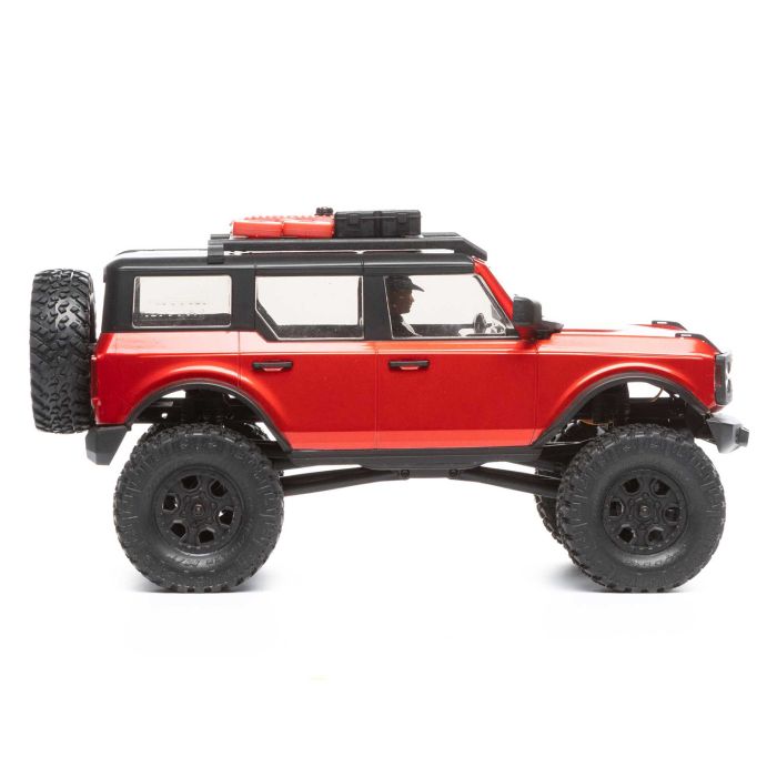 Axial SCX24 2021 Ford Bronco 4WD Truck Brushed RTR Red (C-AXI00006T1)