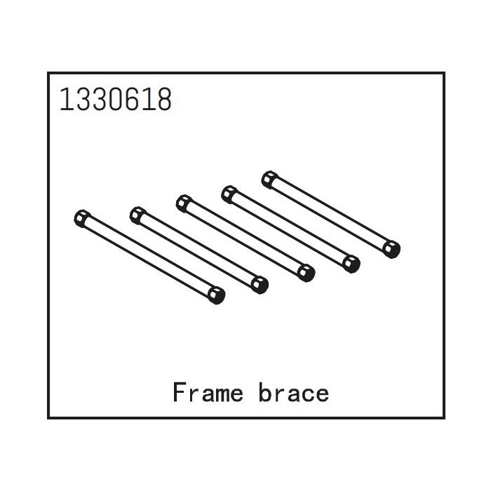 Absima Chassis Frame Brace - Yucatan (AB1330618) Absima Chassis Frame Brace - Yucatan (AB1330618)
