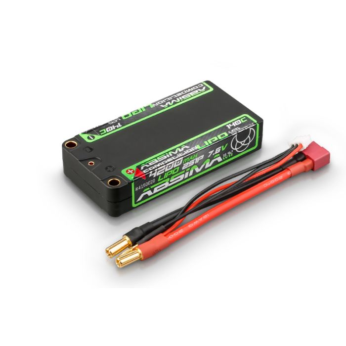 Absima Competition Shorty LiPo V2 LCG 140C/2S1P HC 4200mAh 5mm (AB4150020) Absima Competition Shorty LiPo V2 LCG 140C/2S1P HC 4200mAh 5mm (AB4150020)