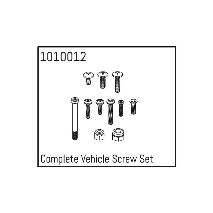 Absima Complete Vehicle Screw Set