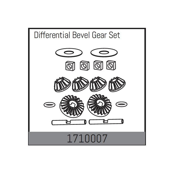 Absima Differential Bevel Gear Set (AB1710007) Absima Differential Bevel Gear Set (AB1710007)