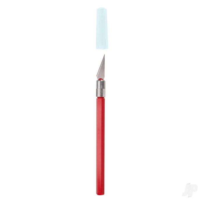 Excel K30 Light Duty Rite-Cut Knife With Safety Cap, Red (EXL16035)