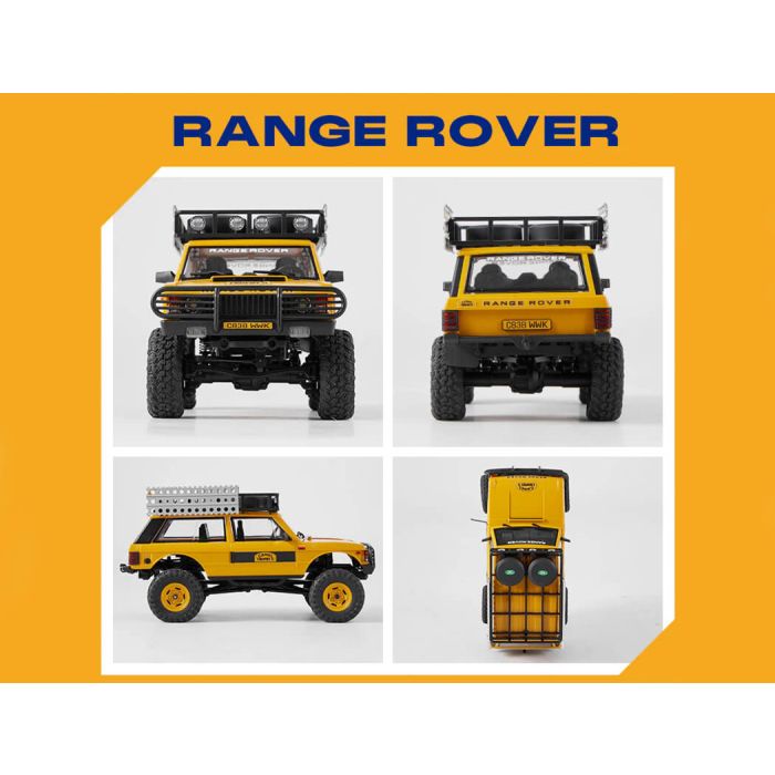 FMS 1:24th Range Rover First Generation RTR Yellow (FMS12481RTRYL)