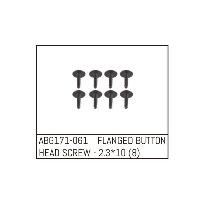 Absima Flanged Button Head Screw M2.3*10 (8) (ABG171-061) Absima Flanged Button Head Screw M2.3*10 (8) (ABG171-061)