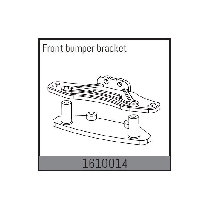 Absima Front Bumper Bracket (AB1610014) Absima Front Bumper Bracket (AB1610014)