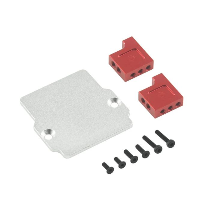 RC Overhaul Aluminum Servo / ESC Mount, Red, Grom (G-RCO-AR027R) RC Overhaul Aluminum Servo / ESC Mount, Red, Grom (G-RCO-AR027R)